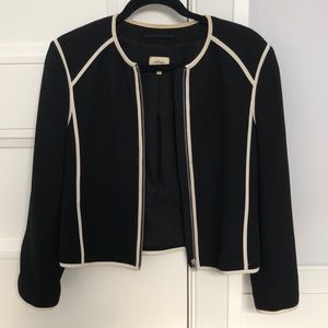 Wilfred suit jacket with zipper